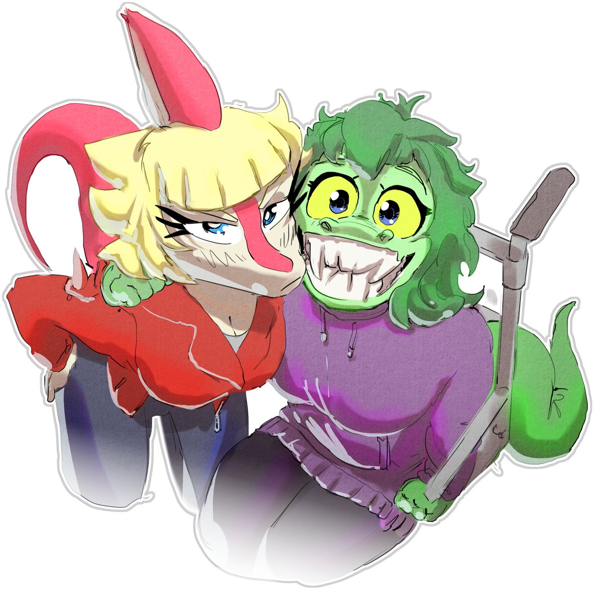 LenaBnuuy's tweet image. Mia and Olivia if they were real friends fr
#Snootgameart #IWaniHugthatGator #Iwanihugthatgatorart