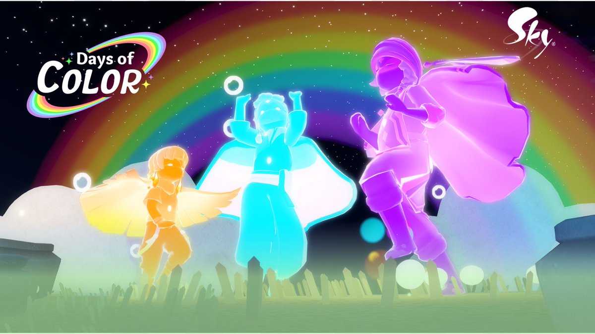 thatskygame's tweet photo. It’s time to celebrate! Days of Color is here 🌈 #DaysofColor25 https://t.co/0gx1Kd7UrK