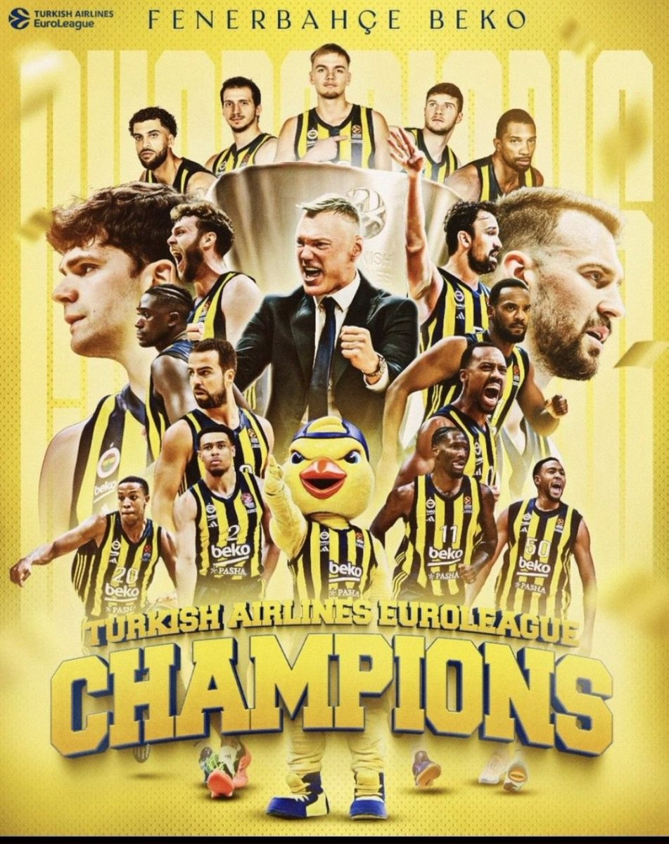 Türk'ün kalbi senle atar, yaşa FENERBAHÇE 💛💙💛💙

#gurur #FenerbahceBeko #finalfour2025 #Champion #F4GLORY #Fenerbahce