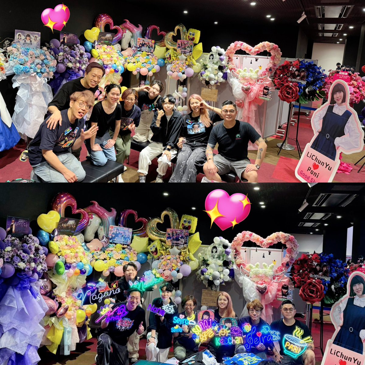 agnasco's tweet photo. ♡素晴らしいパフォーマンスをありがとう！香港アバディが用意したサプライズ、応援、花やプレゼントを気に入ってくれると嬉しいです！Avantgardey、愛してるよ♡♡♡🫶🏻🫶🏻🫶🏻Kocchan and Sonoちゃん💖I LOVE YOU FOREVER❣️🥹😻🦄🌼@keith1025leung @william_tkw @Mimipui @79415887 @ReJai @SekiKwanjp https://t.co/5SgJavv8zj