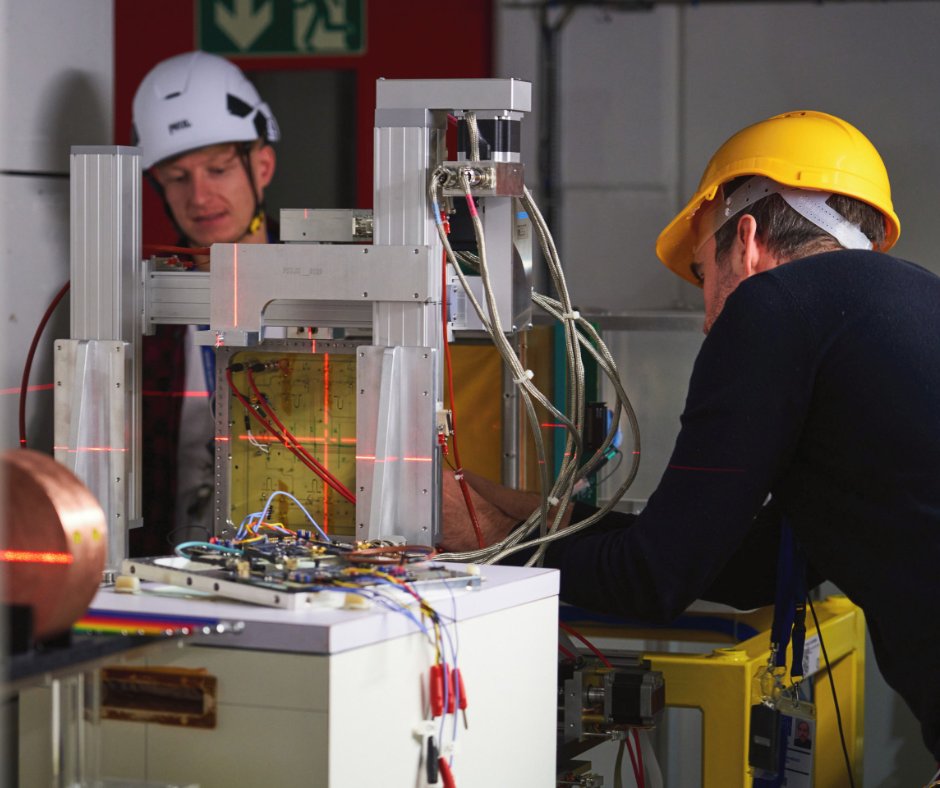 CERN's tweet photo. Here we see the HEARTS #AtCERN facility.
High-Energy Accelerators for Radiation Testing and Shielding (HEARTS) is an #EU-funded project that aims to provide two new radiation testing facilities for space applications, one at #CERN and one at GSI in Germany, to increase Europe’s autonomy on critical radiation-testing infrastructures and advance human space exploration.
Find out more: https://t.co/rzllfKuqIz