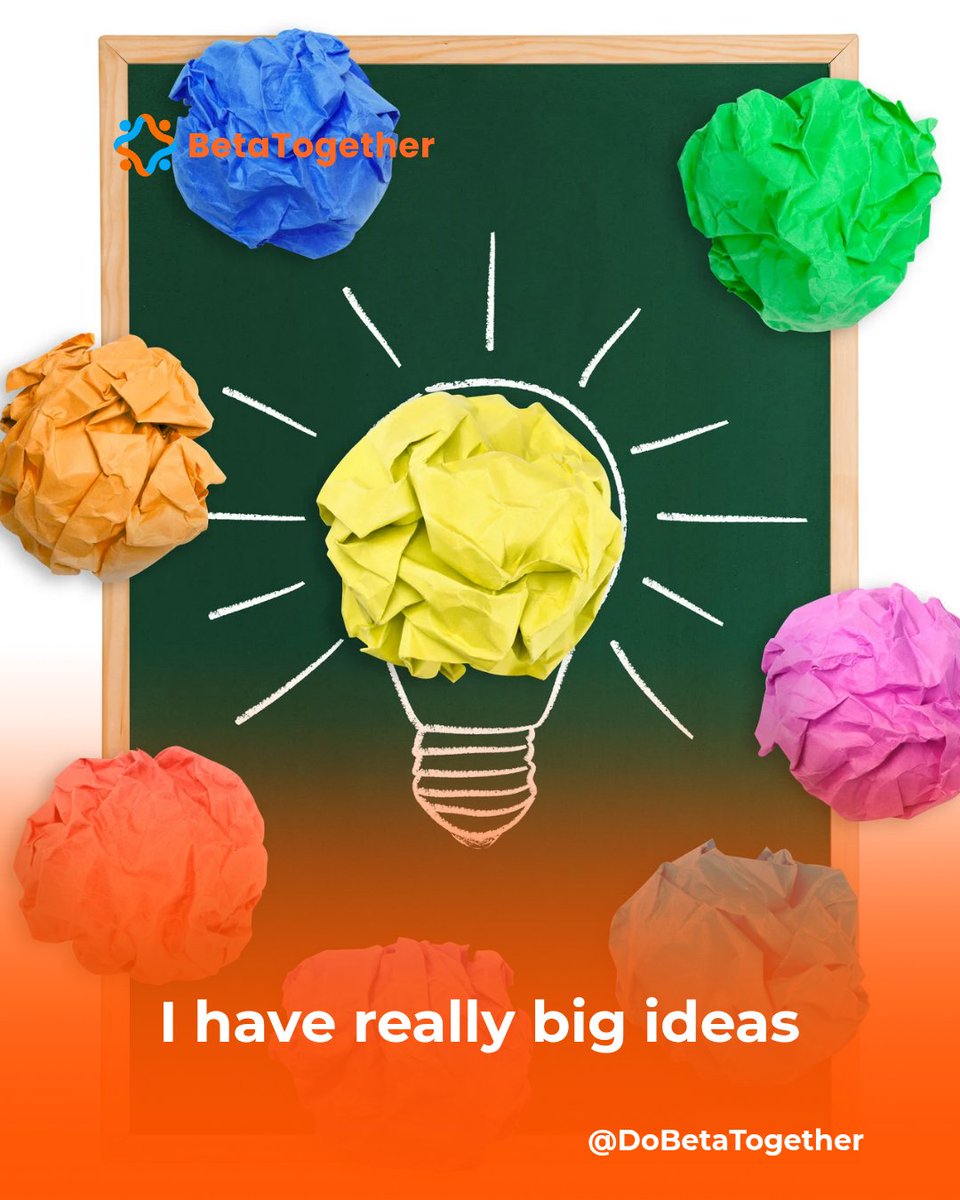 dobetatogether's tweet photo. Dreaming big, caring deeply, but strapped for cash? πΈ
Join the movement where communities come together to fund ideas that matter.
What's YOUR big idea? β¨ RT & Tell us in the comment section.
#BetaTogether #CrowdfundYourPurpose https://t.co/X2SsQqvdlk