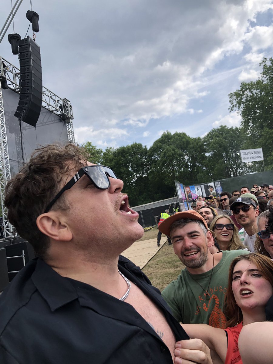Luke Binstead (@lukebinstead98) on Twitter photo Fourth time seeing <a href="/warmduscherr/">Warmduscher</a> and they didn’t disappoint, up close and personal with Clams himself! Fourth time seeing <a href="/warmduscherr/">Warmduscher</a> and they didn’t disappoint, up close and personal with Clams himself!