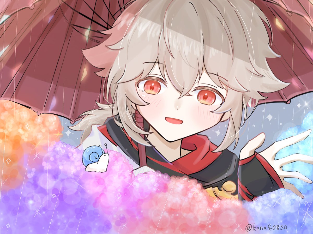 ✿.*･紫陽花と万葉︎︎