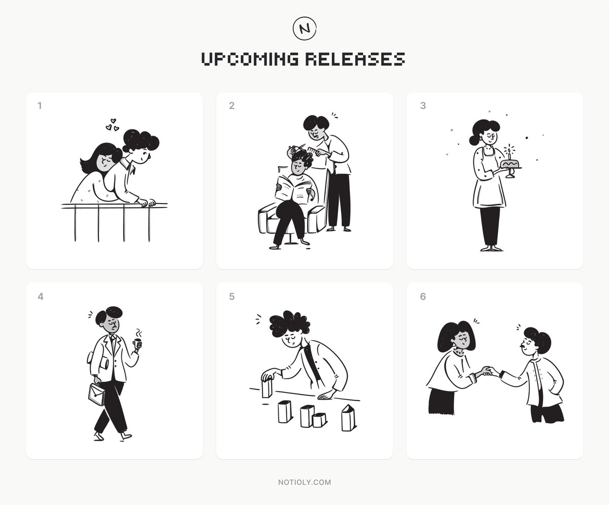 Just finished cooking up these 6 new illustrations 🍳🖌️

Which one's your favorite? 👀✨