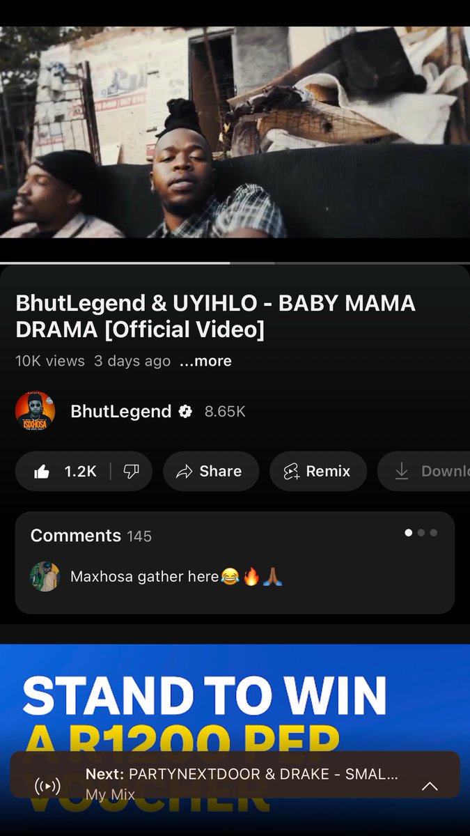 BhutLegend's tweet photo. There’s a new anthem in the streets, If you love good music ungaphoswa. https://t.co/6PPjGOZ0Z4