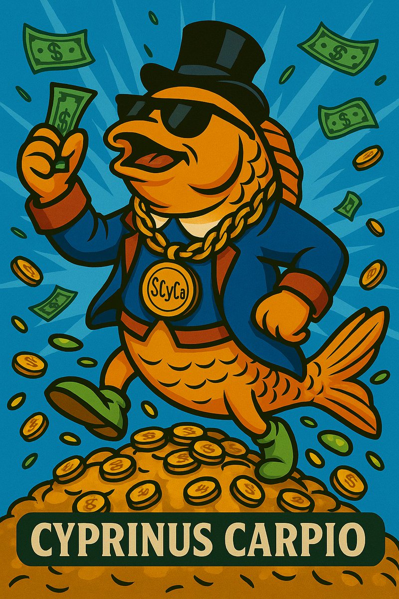 cypricarpio's tweet photo. GM all. Who's swimming with me to the top of the golden Mountain and collect the rewards?
2sZYUgWg3ncnoWP9e7NQ8QFjuhYpgu5zB1McXUZapump
Join the group.
#crypto #meme #pumpfun #cyca
@InvestPaulov @cryptodoggie121 https://t.co/p5POWZa1rn