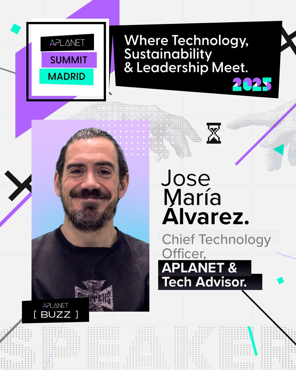 📢 Speaker Spotlight!

Jose María Álvarez Rey (<a href="/aplanetorg/">APLANET</a> CTO) joins #APLANETSummitMadrid2025 to explore how smart tech can power real ESG impact.

Don’t miss Panel 1 — June 10 in Madrid or online

🎟️ Register free: aplanet.org/campaign/summi…