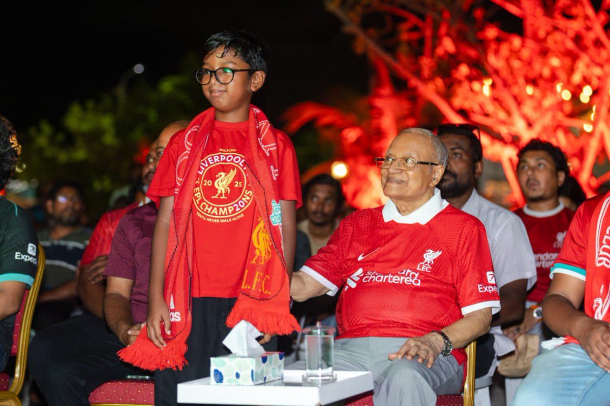 maumoonagayoom's tweet image. Had an amazing evening last night with Liverpool supporters in Male enjoying the Reds winning the league cup for a record-equalling 20th time. 🏆
@OLSCMaldives