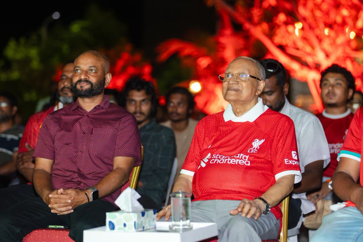 maumoonagayoom's tweet image. Had an amazing evening last night with Liverpool supporters in Male enjoying the Reds winning the league cup for a record-equalling 20th time. 🏆
@OLSCMaldives