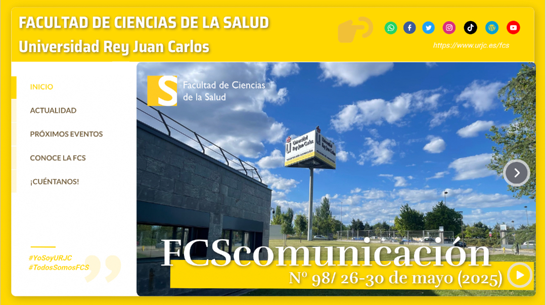 Ya está disponible el nuevo número de #FCScomunicación (Nº 98)
¡Que tengáis una fantástico comienzo de semana!
#TodosSomosFCS
view.genially.com/6832e68281f962…