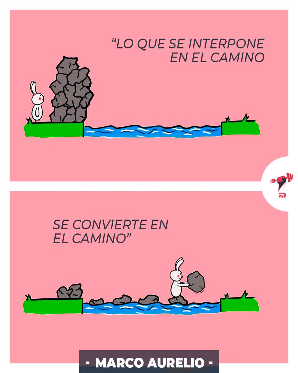 Obstáculos habrá siempre.

Pero como decía Marco Aurelio:
“Lo que se interpone en el camino, se convierte en el camino.”

Ese problema que hoy te frena... puede ser justo lo que te hará avanzar mañana.