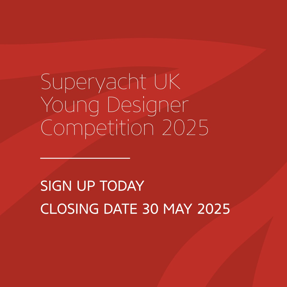 🚨 Just 8 spaces are available for this year's Superyacht UK Young Designer Competition!
Be part of an elite group of emerging yacht designers.
Applications are closing soon – don’t miss your chance.

🔗 hhttps://www.southamptonboatshow.com/young-designer-competition-25/