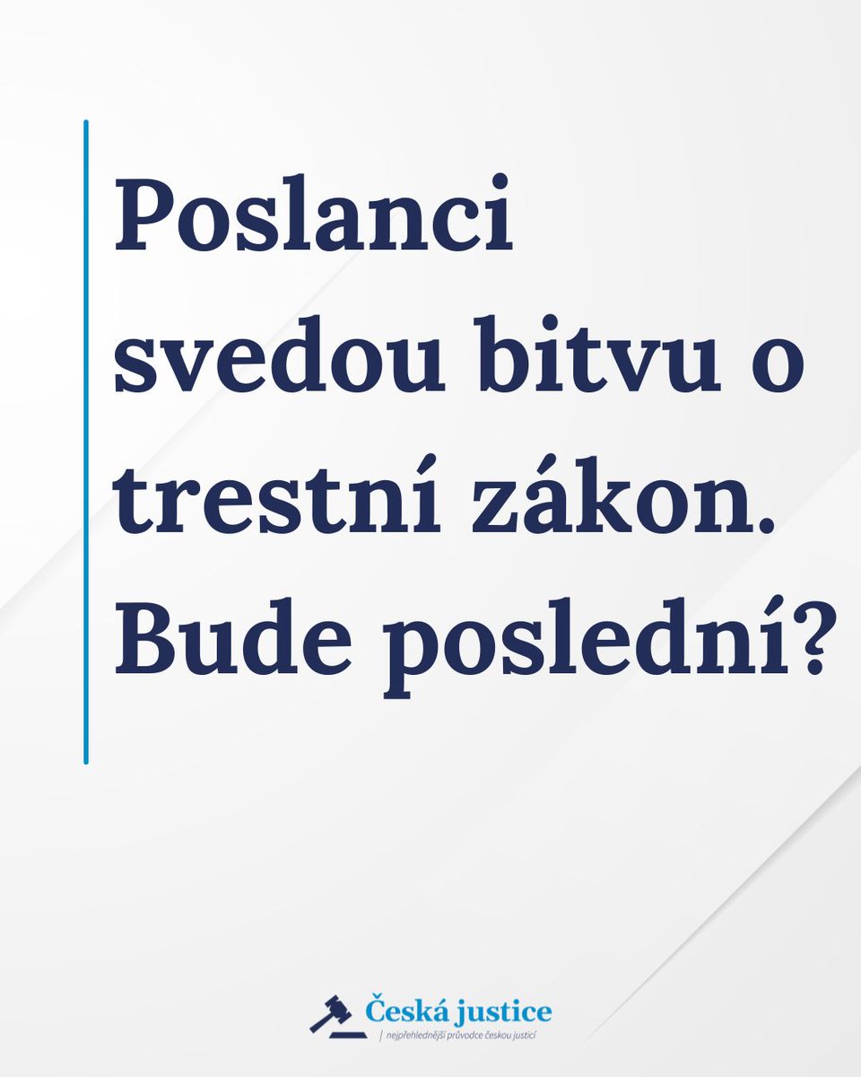 Poslanci předložili 36 pozměňovacích návrhů: ceska-justice.cz/2025/05/poslan…