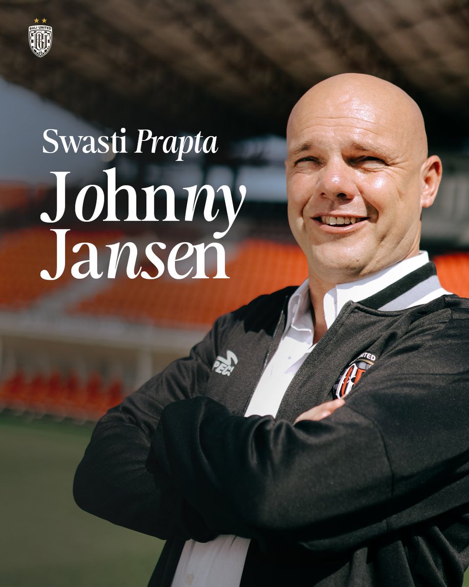 BaliUtd's tweet photo. 𝐖𝐞𝐥𝐤𝐨𝐦 𝐢𝐧 𝐁𝐚𝐥𝐢! 🇳🇱

#BaliUnited #JohnyJansen #BerjuangBersama https://t.co/KOavqKDCr4