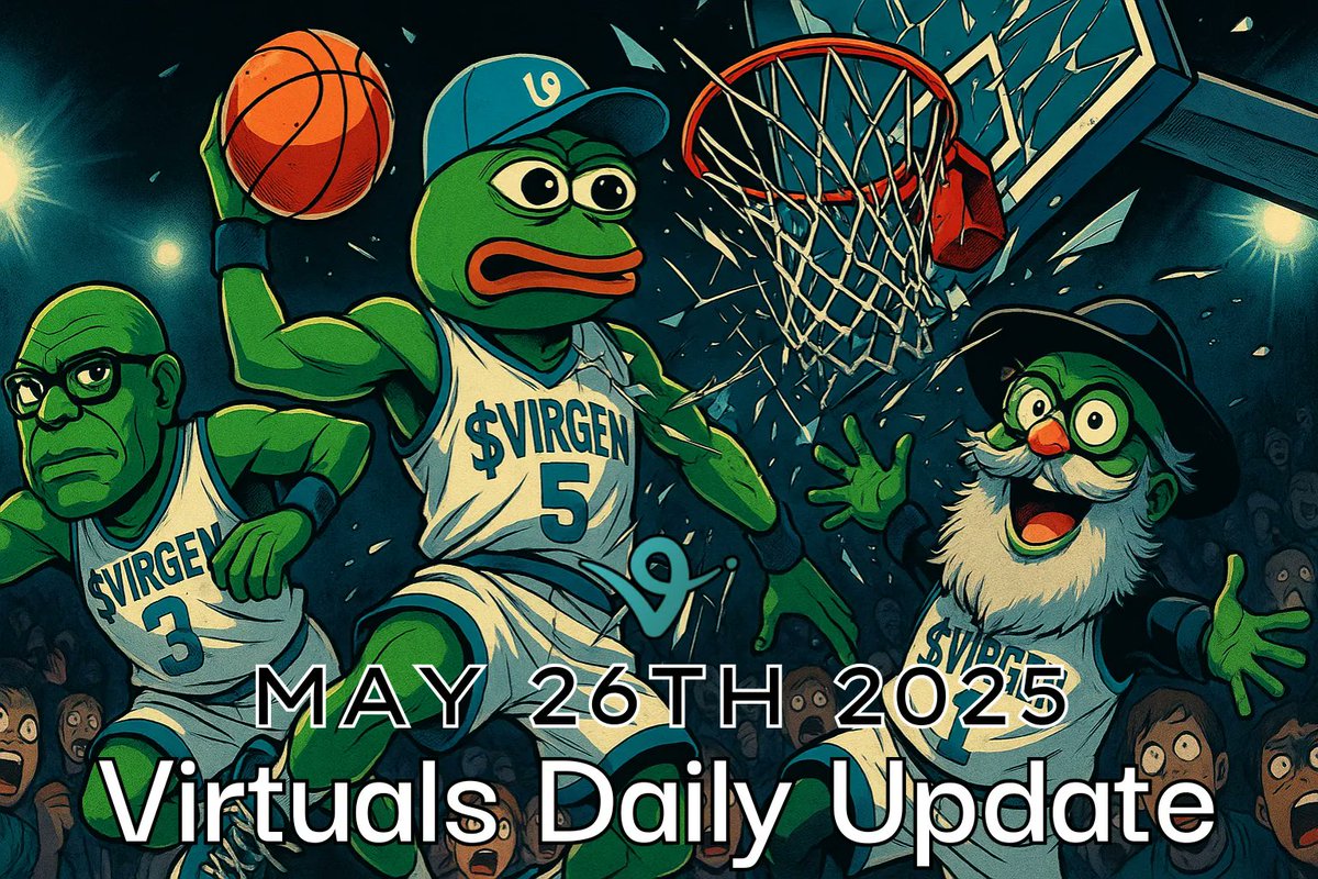 Graeme 🍅 (@gkisokay) on Twitter photo Virtuals Daily Update | May 26th, 2025
Stay up to date on all news from the <a href="/virtuals_io/">Virtuals Protocol</a> ecosystem over the last 24 hours…⏬ Virtuals Daily Update | May 26th, 2025
Stay up to date on all news from the <a href="/virtuals_io/">Virtuals Protocol</a> ecosystem over the last 24 hours…⏬
