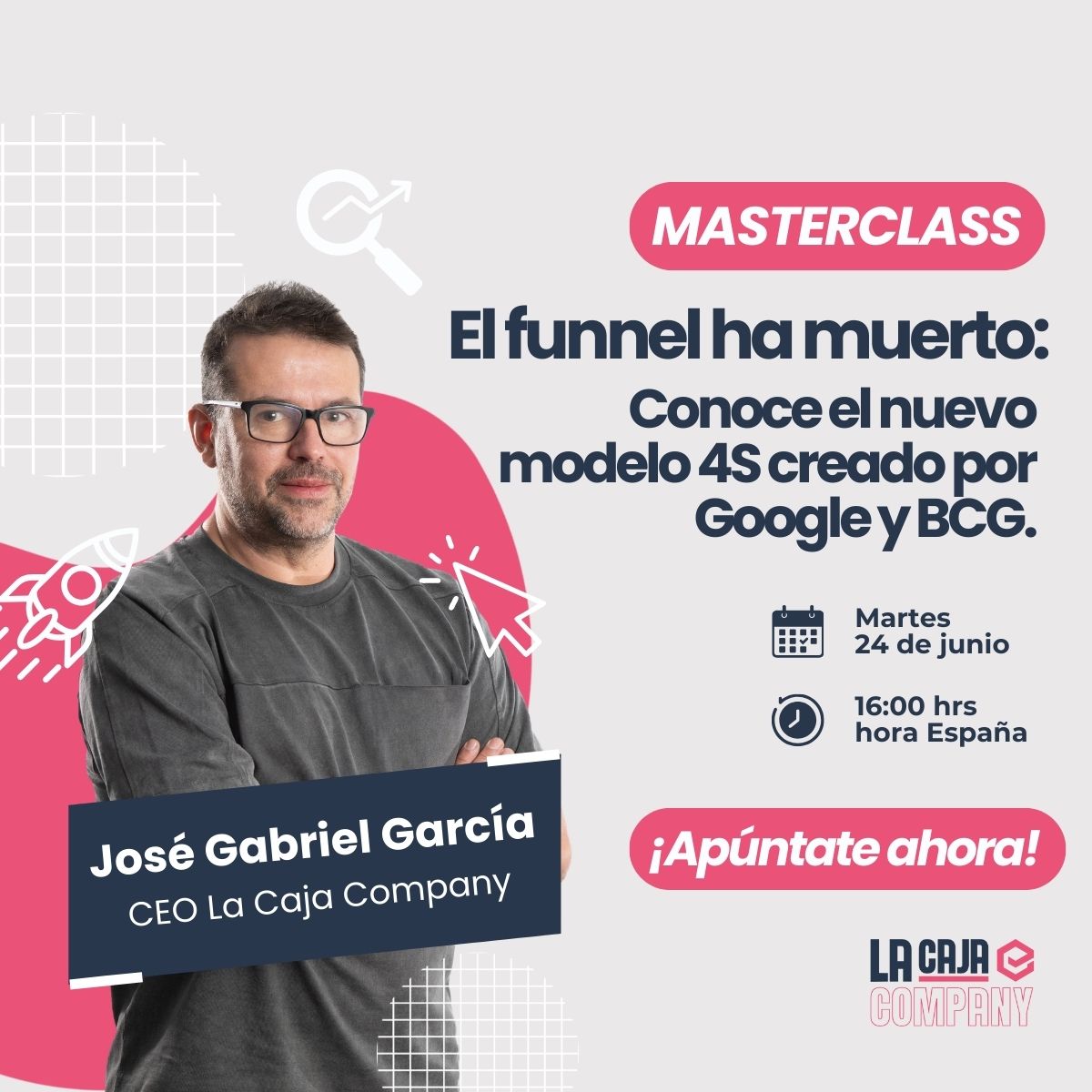 📢 ¿El funnel ha muerto?

Google y BCG proponen el modelo 4S: una nueva forma de entender al consumidor en 2025.

🎓 Masterclass gratuita
🗓️ 24 de junio – 16:00

¿Te vienes? 👉 f.mtr.cool/qxjlqdssuz 

#MarketingDigital #Modelo4S #EstrategiaDigital