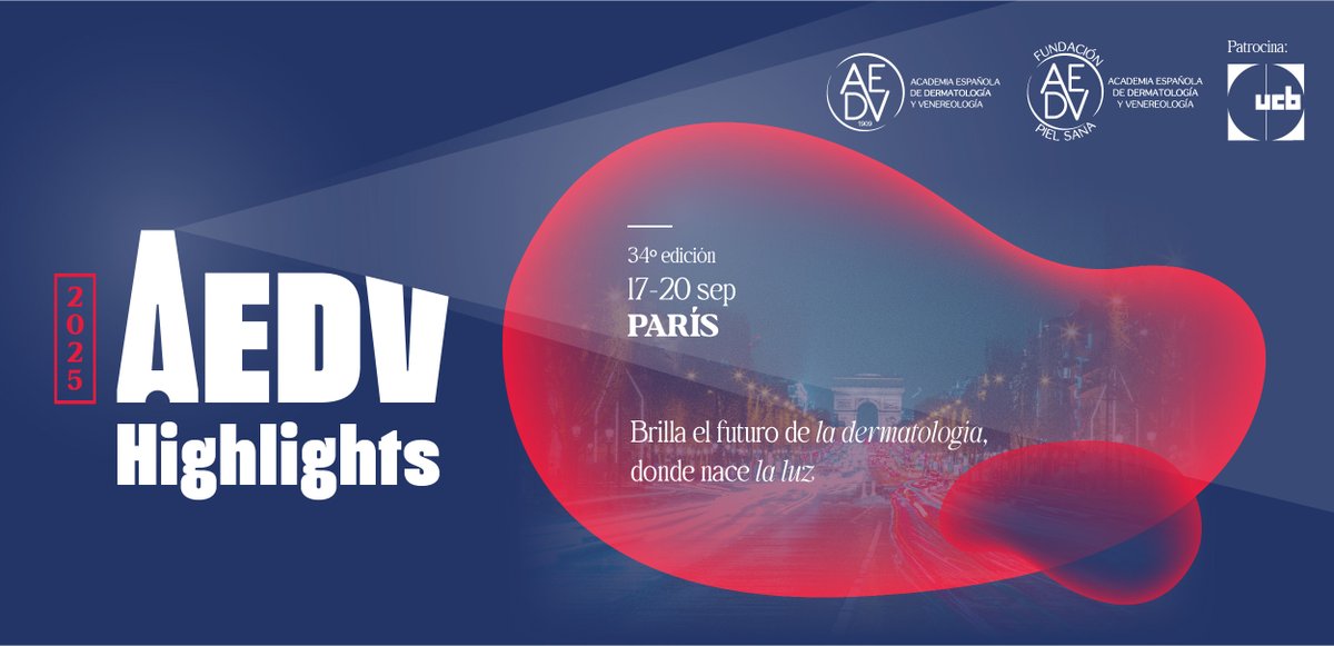 ¿Vas al Congreso EADV París 2025? 🗼🎓

¡Participa como ponente en los Highlights AEDV-EADV!
Comparte lo más destacado del congreso en un vídeo-resumen junto a nuestro equipo.

Inscríbete antes del 6/6 👉 es.surveymonkey.com/r/RN69RN6

#EADV2025 #HighlightsAEDV
