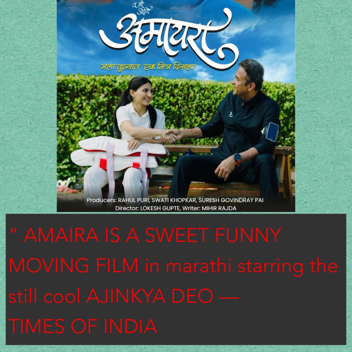Subhash Ghai (@subhashghai1) on Twitter photo Congratulations team AMAIRA ๐บ๐ฝ๐๐ฝ
@muktaa2cinemas @muktaartsltd @ajinkkyadeo @saigodbole @iampoojasawant @rajeshwarisachdev <a href="/tips/">Tips for New Users</a>.marathi โฆ<a href="/sureshgpai1/">suresh g pai</a>โฉ Congratulations team AMAIRA ๐บ๐ฝ๐๐ฝ
@muktaa2cinemas @muktaartsltd @ajinkkyadeo @saigodbole @iampoojasawant @rajeshwarisachdev <a href="/tips/">Tips for New Users</a>.marathi โฆ<a href="/sureshgpai1/">suresh g pai</a>โฉ