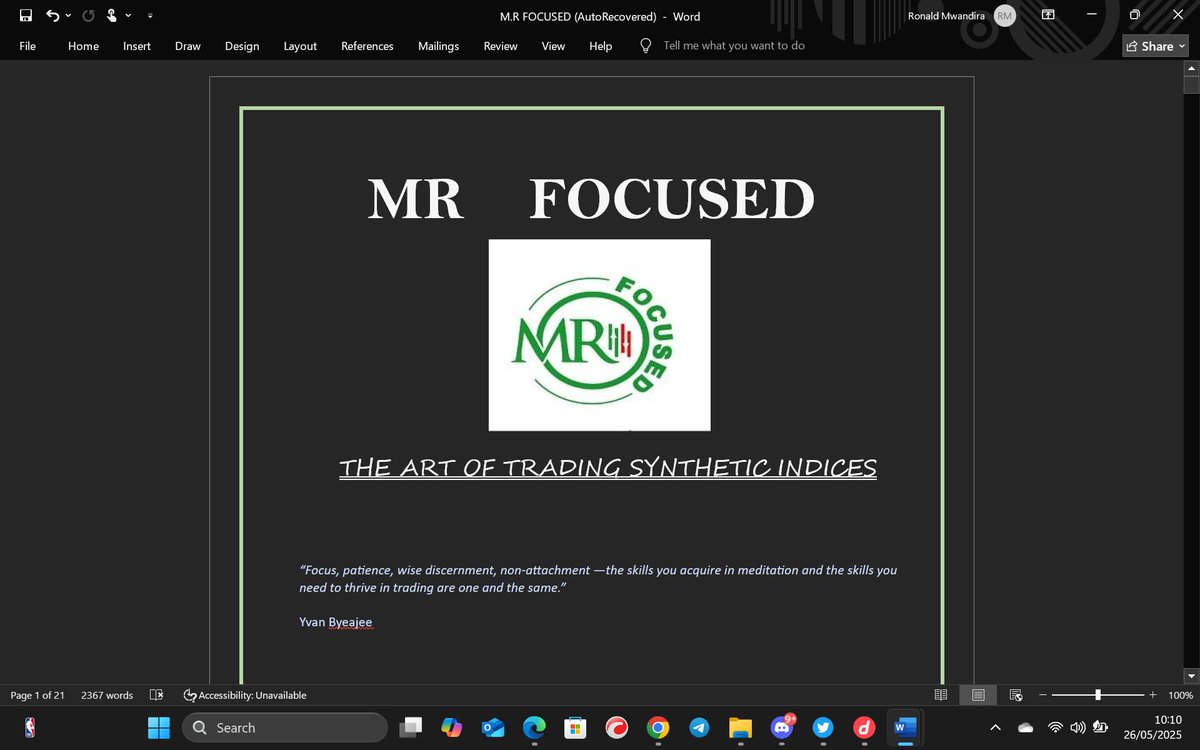 mrfocused3's tweet photo. THIS PDF WILL CHANGE MANY PEOPLE'S LIVES 

THE ART OF TRADING SYNTHETIC INDICES 

I WILL RELEASE IT 1 AUGUST 2025, 

2 MONTHS OF CASE STUDIES SHOWING YOU THAT THE STRATEGY WORKS https://t.co/aYM1hYHo7I