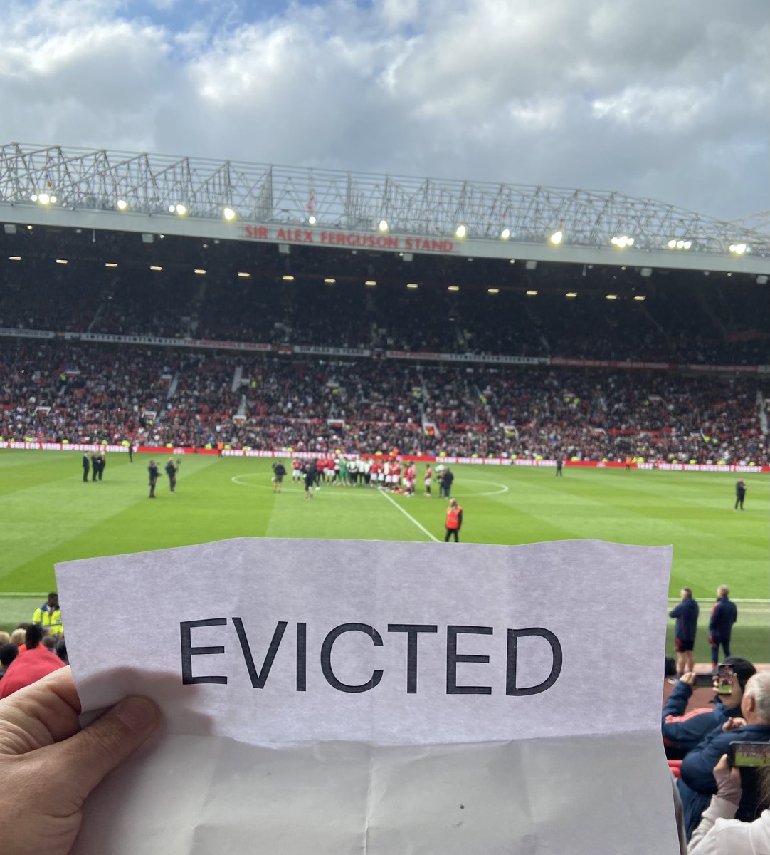 Last family photo from the seats we’ve held <a href="/ManUtd/">Manchester United</a> for over 50 years passed down through four generations Evicted by email to make way for a “new fan experience” No thanks no conversation no respect After decades of loyal support this is how the club treats its own! #mufc