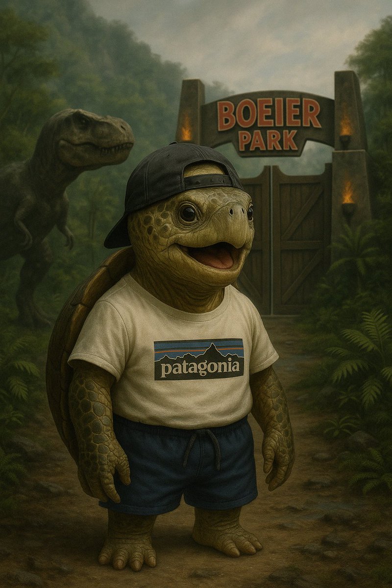 Welcome to $BOEIER PARK. Here, nature always has the final say🐢🦕