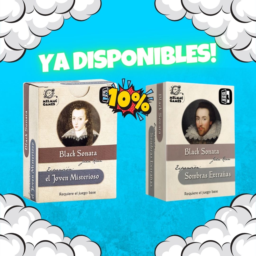 Black Sonata <a href="/melmacgames/">melmacgames</a> 

"LA DAMA OSCURA NO ES EL ÚNICO PERSONAJE MISTERIOSO QUE APARECE EN LOS SONETOS DE SHAKESPEARE"

💥¡Ya disponibles!👀
turolgames.com/es/tablero/113…