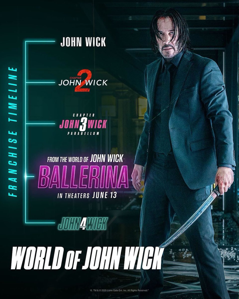 PicturesPVR's tweet photo. Timing is everything.
#FromTheWorldOfJohnWickBallerina in theatres June 13.
#BallerinaMovie #JohnWickUniverse #FromTheWorldOfJohnWick #JohnWickFans #ActionCinema #RevengeIsComing #NoMercy #FearTheBallerina #TrainedToKill #ActionUnleashed #InTheatresJune6 #BigScreenAction #MustWatchMovie #CountdownToBallerina #Fallontonight #PVRINOXPictures #PVRCinemas #INOXMovies