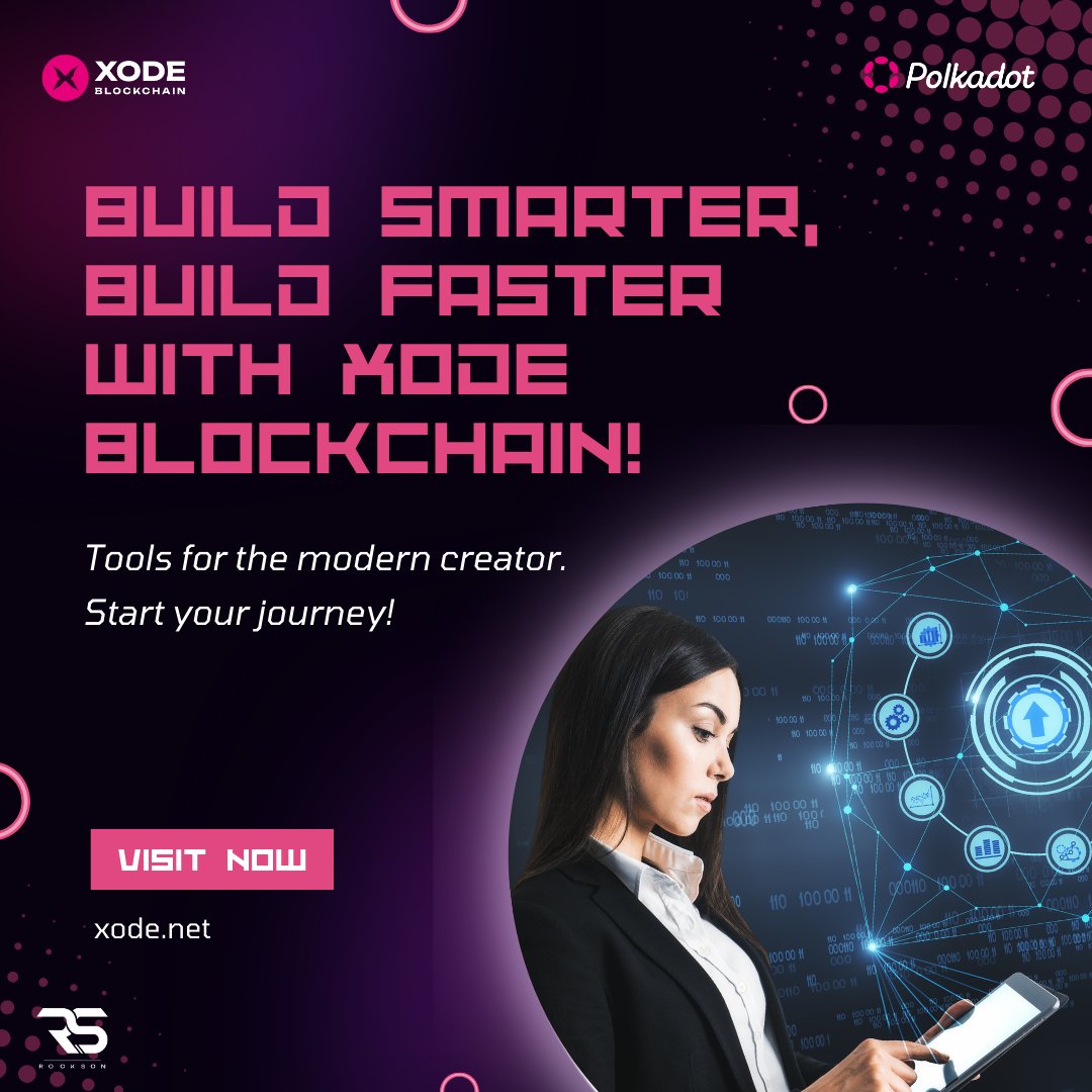 XodeNet's tweet image. 🚀 Build Smarter, Build Faster with Xode Blockchain!
Tools for the modern creator. 
Start your journey: xode.net
#Innovation #TechForCreators #XodeBlockchain