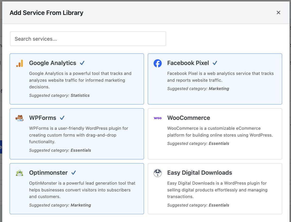Managing <a href="/wpconsent/">wpconsent</a> on multiple sites is easier with last week's update. You can now import/export your settings, cookie data or banner design.

We also made it super easy to import cookie data for any service in our library. Very useful for those services our scanner can't