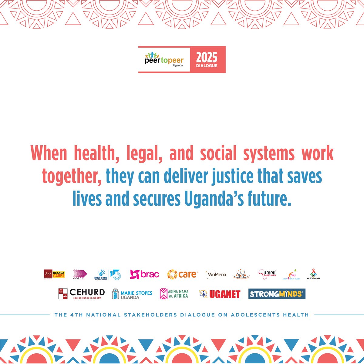 Listening to adolescents in and of itself is not enough. Making law reforms that protect adolescents from abuse and ensure access to education on sexual and reproductive health is crucial.

#ADHDialogue2025 | #AdolescentHealth