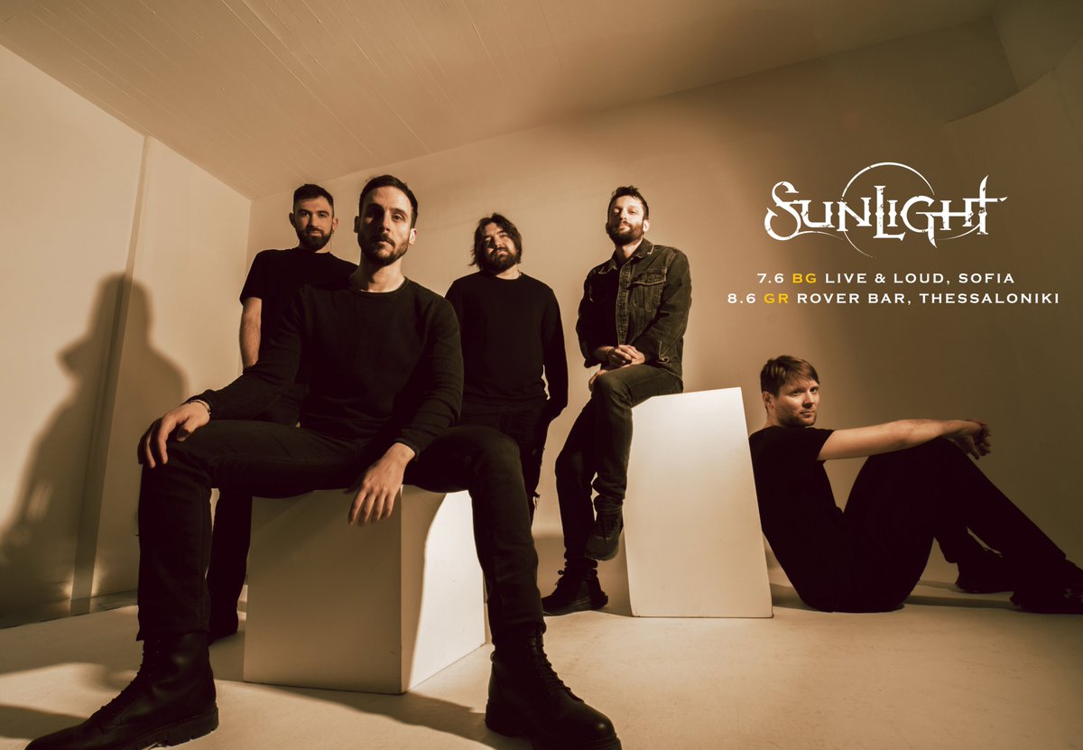 SunlightTheBand's tweet photo. One weekend, two cities, less than two weeks to go. 
Sofia &amp; Thessaloniki — Son of the Sun is coming in hot.
 7/6: Club Live &amp; Loud, Sofia
 8/6: Rover Bar, Thessaloniki
#heavymetal #melodicmetal #powermetal #band #Sunlight #SonOfTheSun https://t.co/4l5tsdfLGr