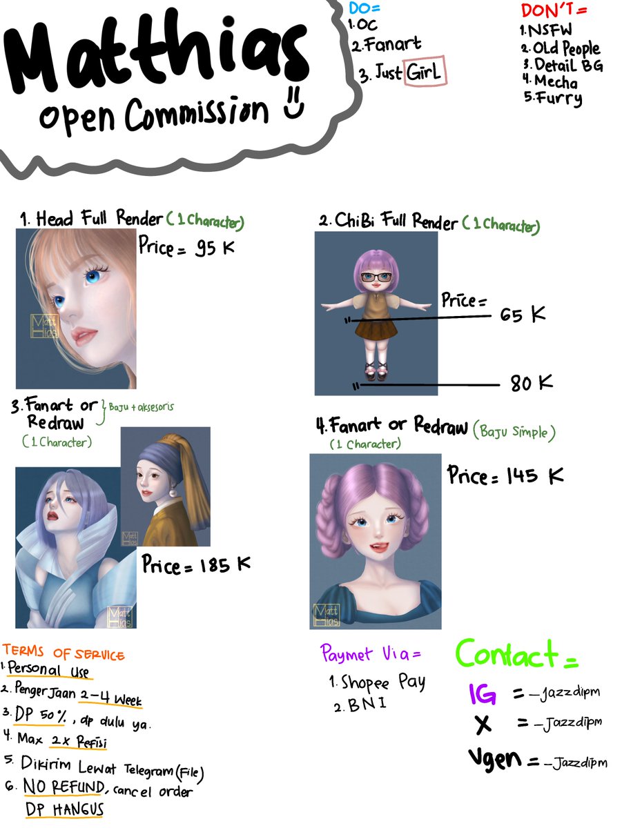 ✨[RT &amp; LIKE REALLY APPRECIATED]✨

💚MATTHIAS OPEN COMMISSION💜

🐯Chat/DM if you are interested✨
🌱Vgen : vgen.co/_jazzdipm 
🌈Instagram: instagram.com/_jazzdipm

See You on DM my Gorgeous client 🥰

#VGenComm #VGen #opencommission #artidn #ArtistOnX #art #artmoots