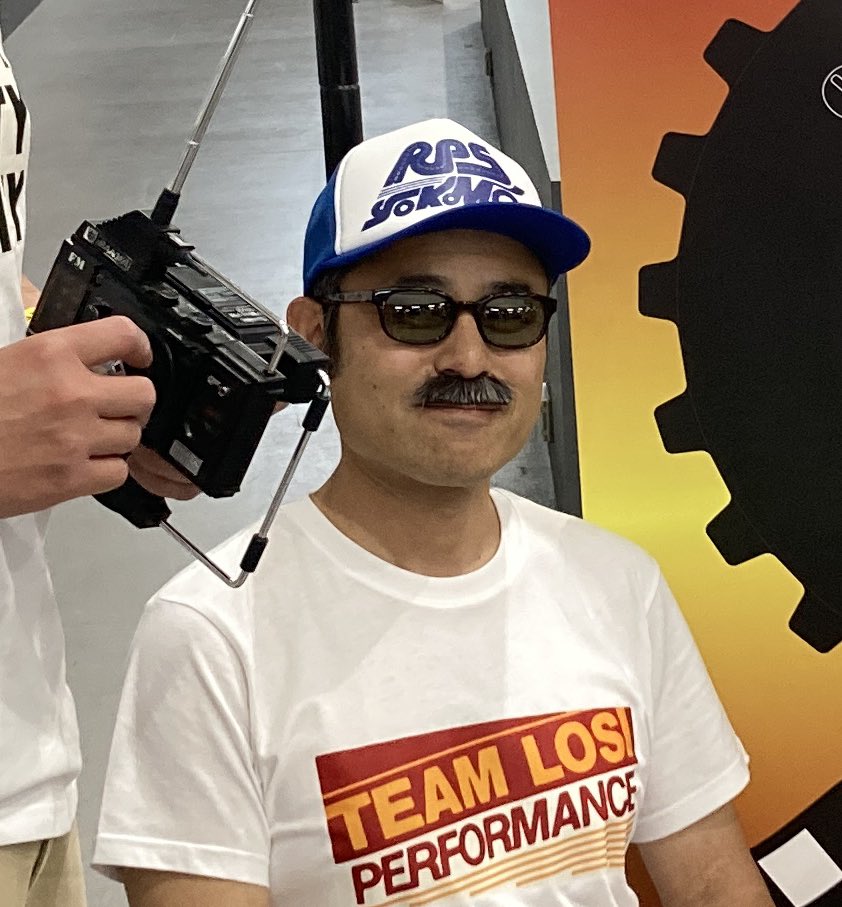 nabe3rc1987's tweet image. （ヨコモの広告でおなじみ）ロン・ロゼッティのコスプレをしたはずが、ラジマガ時代のテリー佐原画伯になっていた昨日の俺。　#OSRM #オールドスクールランナーズミーティング #RPS