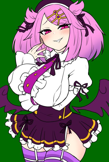 くぷぷ〜ペン入れして色置いた 