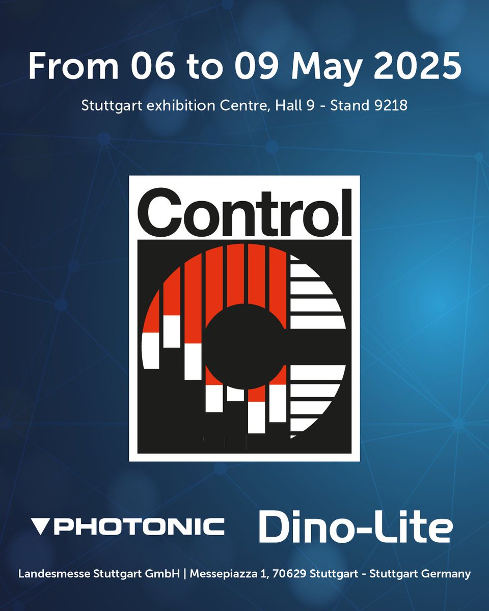 Dino_Lite_EU's tweet image. Recapping the incredible #Control2025 show! 🙌 Thanks again to everyone who stopped by, shared insights, and joined our giveaway. We&apos;re still buzzing from all the inspiring conversations—let’s keep the momentum going!

🔗 dino-lite.eu
🔗 idcp.eu/photonic