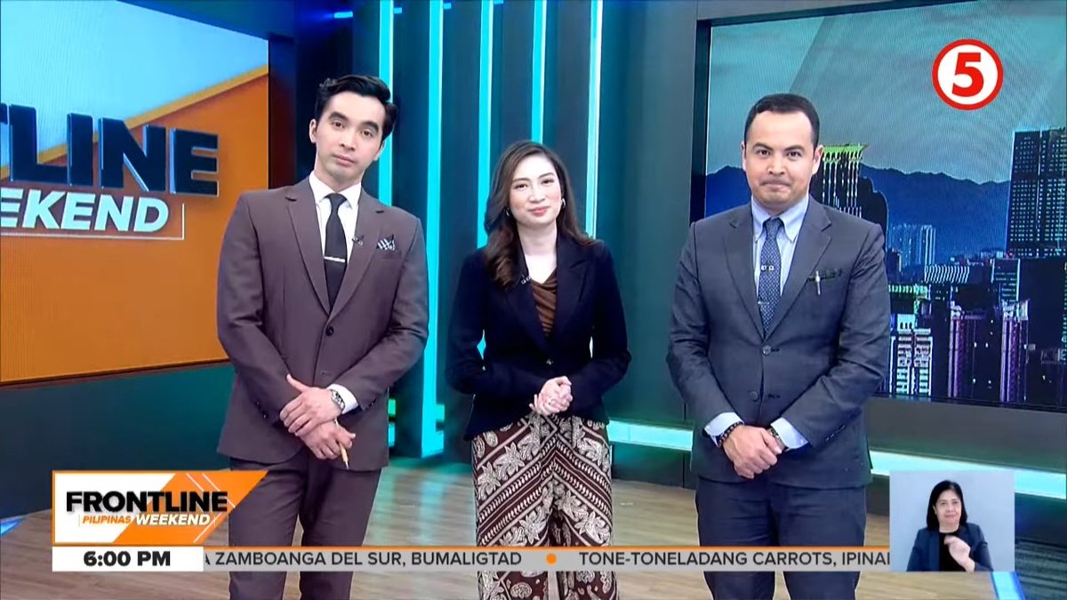 ralphierce's tweet image. With that, last night&apos;s edition of #FrontlineWeekend marked the final usage of the newscasts&apos; previous on-screen identity.

The overall look was first introduced in 2022 for #FrontlinePilipinas.