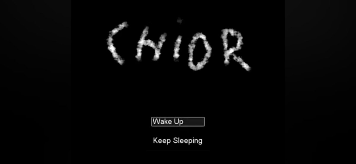 CHIOR_dev's tweet image. The evolution of my game&apos;s title screen. #indiedev #horror #dosgame #indie #rpgmaker