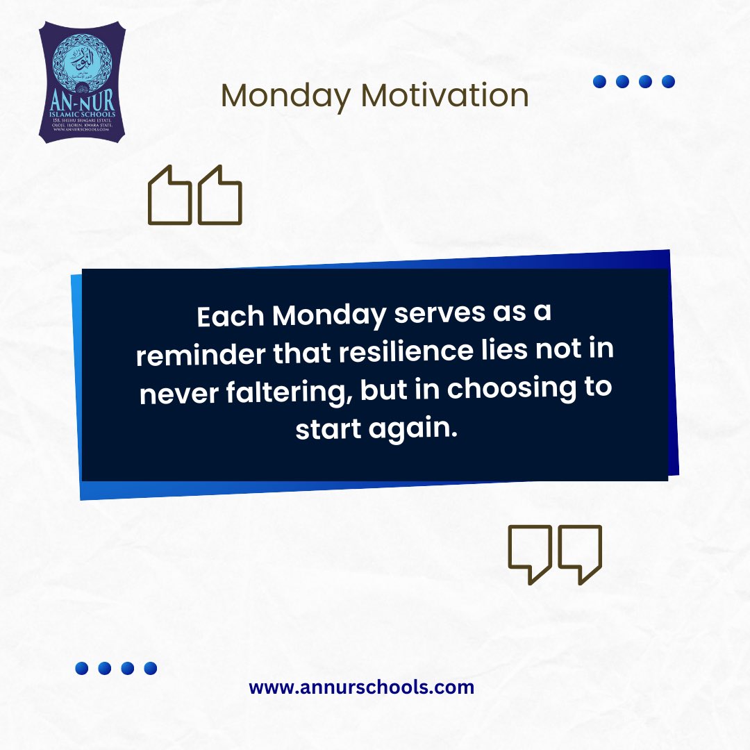 Happy New Week!!!

#annur #schools #ilorin
