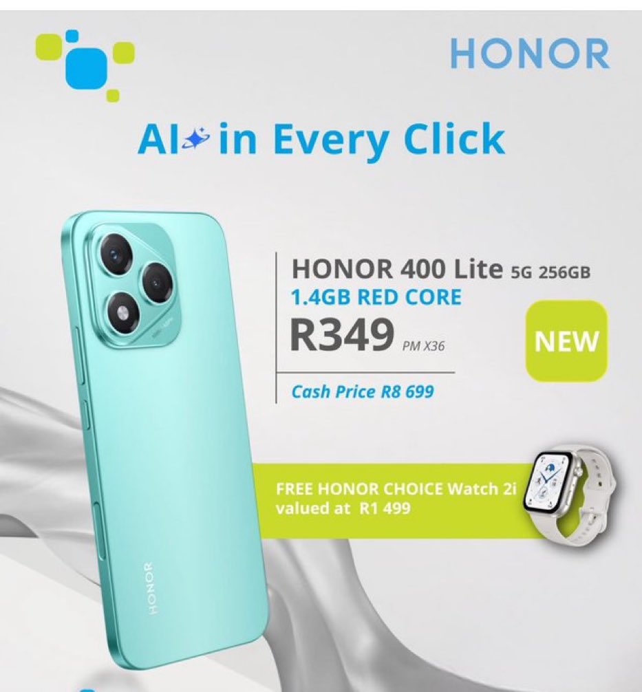 AshleyTagHandle's tweet photo. It all about Honor400lite  👇⬇️ hope i tired 🤭

*Introduction*

The Honor 400 Lite is a smartphone designed by Honor, a sub-brand of Huawei. It's an affordable device packed with impressive features, making it an excellent choice for those seeking a reliable smartphone without breaking the bank.

*Design and Display*

The Honor 400 Lite boasts a sleek and compact design, weighing approximately 150g. It features a 6.5-inch HD+ display with a resolution of 720 x 1600 pixels, providing vibrant colors and crisp visuals.

*Performance*

The device is powered by a MediaTek Helio P35 octa-core processor, clocked at 2.3GHz. This chipset ensures smooth performance, efficient multitasking, and seamless gaming experiences. The phone also comes with 4GB of RAM and 64GB of internal storage, expandable up to 512GB via a microSD card.

*Camera*

The Honor 400 Lite features a dual-camera setup, consisting of a 13MP primary sensor and a 2MP depth sensor. The camera app offers various modes, including portrait, landscape, and night mode. For selfies, there's an 8MP front camera.

*Battery Life*

The device is equipped with a large 5000mAh battery, providing up to two days of moderate use. The phone also supports 10W fast charging, ensuring quick top-ups when you're on-the-go.

*Software*

The Honor 400 Lite runs on Android 11 out-of-the-box, with Honor's Magic UI 4.0 skin on top. This intuitive interface offers a range of customization options, gesture navigation, and other features.

*Additional Features*

Other notable features of the Honor 400 Lite include:

- Dual 4G VoLTE support
- Wi-Fi 802.11 b/g/n
- Bluetooth 5.0
- GPS/A-GPS
- Micro-USB port
- 3.5mm headphone jack
- Fingerprint sensor

*Conclusion*

The Honor 400 Lite is an excellent choice for those seeking an affordable smartphone with impressive features. Its powerful processor, ample storage, and long-lasting battery make it an ideal device for daily use.

I hope this explanation helps you understand the Honor 400 Lite better 🙏❤️

HONOR400LITE X ASHLEY OGLE
ASHLEY OGLE BY HONOR 
#HONOR400Lite
#ASHLEYxHONOR400Lite