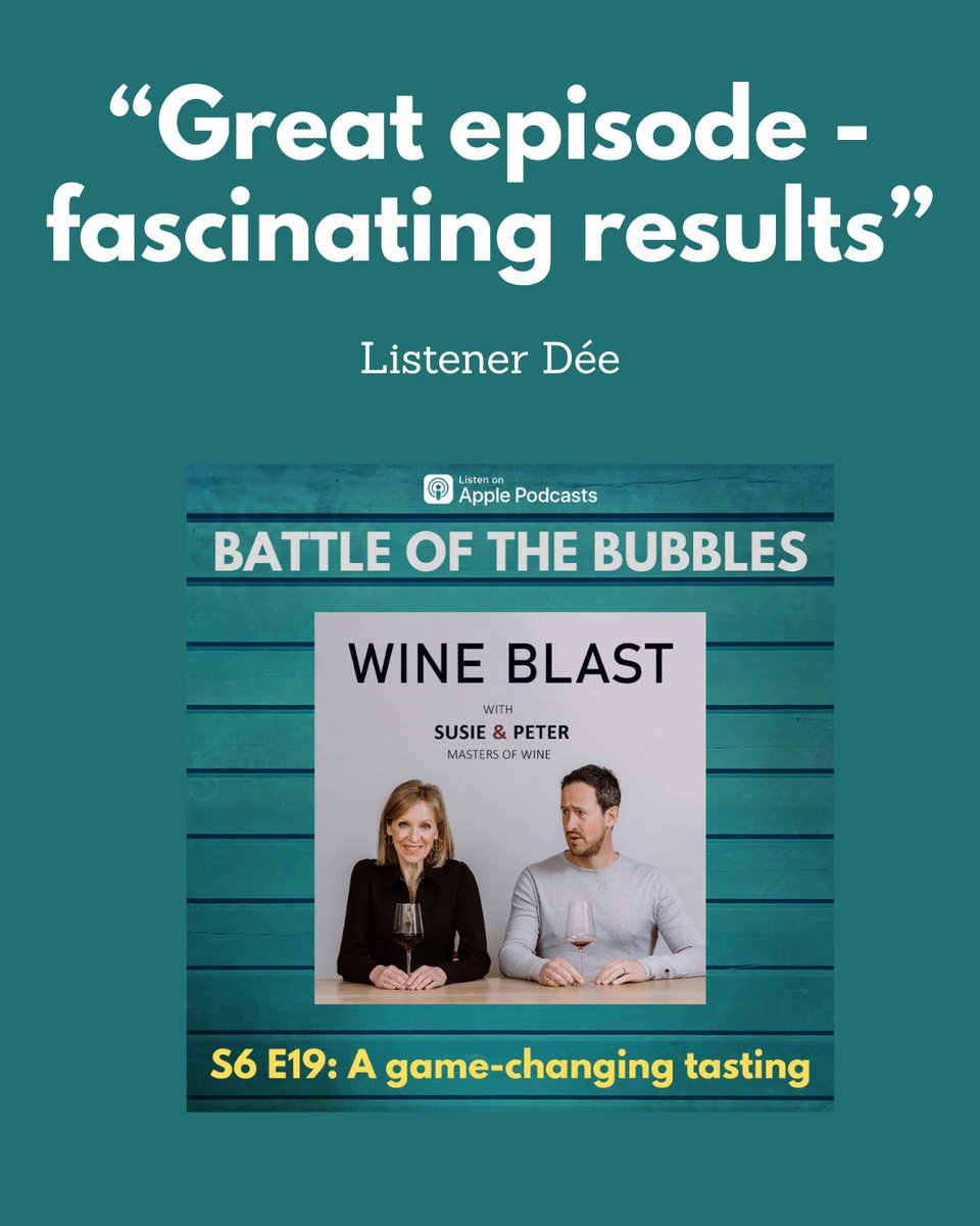 BREAKING: A titanic showdown between top champagnes and the best of the rest has been settled. The victors? Headline writers… And makers of podcasts 🤣🍾🎙️🥂 Tune in for all the gory details! susieandpeter.com/podcast-episod…