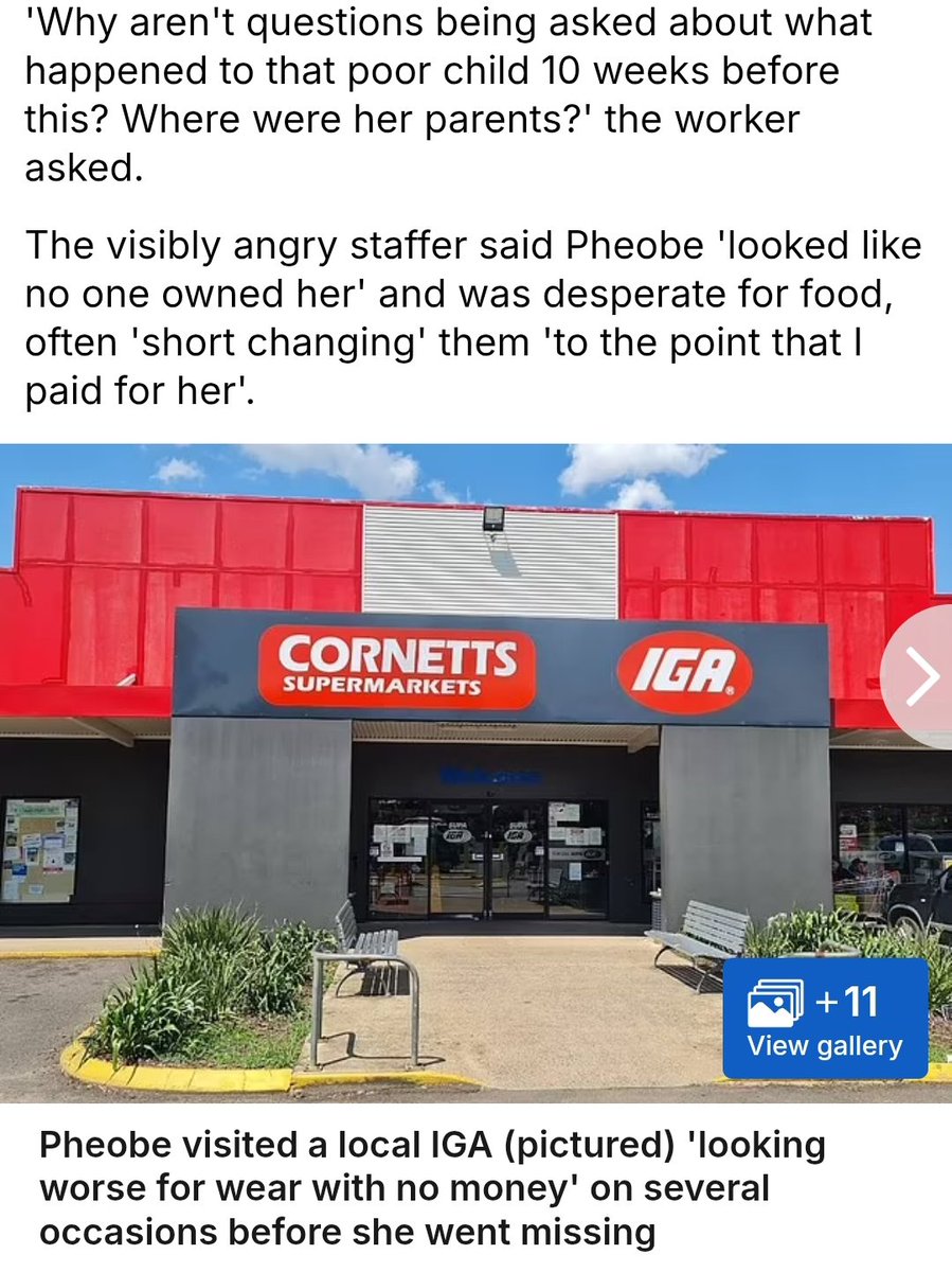 chucklechopsx's tweet photo. #PheobeBishop The brother of Tanika Browley, has spoken about his massive concerns for the welfare of those living at the GinGin property. Shop workers describe Phoebe as looking like noone owned her. What was going on at that house? #deadanimals 👇🏾👇🏾👇🏾
https://t.co/lQfORbEQMg https://t.co/fS5fKJAWtB