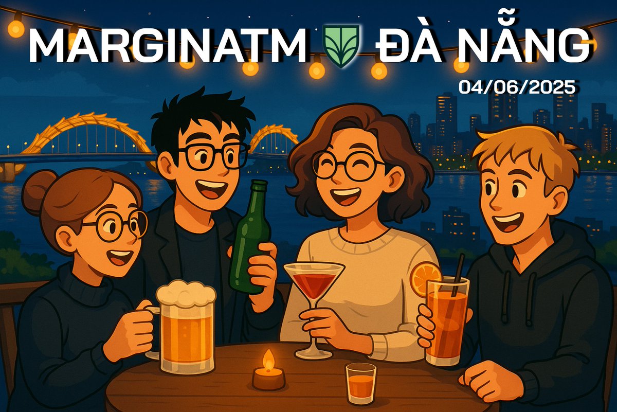📢 ALO ALO MARGINATM HỘI NGỘ ANH EM ĐÀ NẴNG ĐÂYYYY

Đến hẹn lại lên, team <a href="/MarginATM/">MarginATM</a> và <a href="/WeTheIvy/">Ivy</a> lần đầu tiên ghé Đà Nẵng để có dip hội ngộ cùng anh em thân yêu 😍

📆 Thời gian: 6.30 PM Tối 4/6/2025
📍 Địa điểm: ĐÀ NẴNGGGGG ❤️

Đây như một buổi gặp gỡ, giao