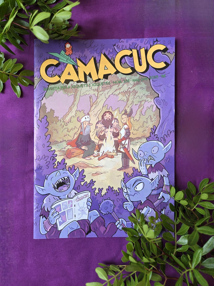 🟣 Voleu fomentar la lectura amb el còmic? Idò Camacuc és la vostra revista!

Si la voleu llegir, la podeu demanar en préstec: forms.gle/9PVqFtjE1MF7Vv…