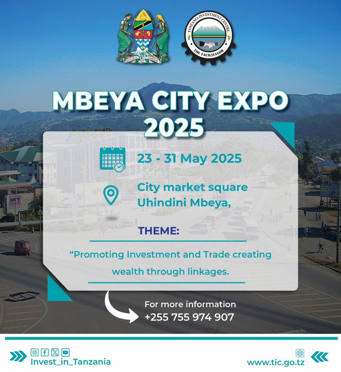TIC tunashiriki Mbeya EXPO, karibu tukuhudumie katika banda letu📍
