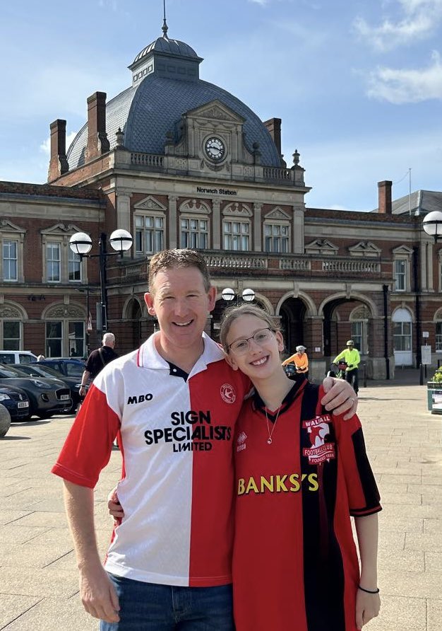 The road to Wembley starts here in Nodge.

We travel in hope more than expectation. 

Cmon me babbies!
#Norfolksaddler
#saddlers 
<a href="/WFCOfficial/">Walsall FC</a> <a href="/ribbonpodcast/">Yellow Ribbon Podcast</a> <a href="/OnePodBeyond/">One Pod Beyond</a>