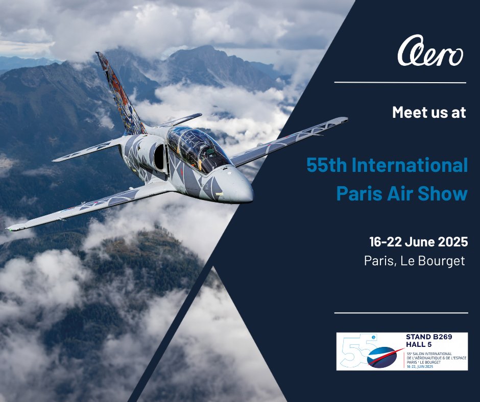 🇫🇷 Aero Vodochody is heading to #ParisAirShow 2025!

Join us at Le Bourget from June 16–22 to see the L-39 Skyfox and our aerostructures capabilities.
Let’s connect! ✈️
#AeroVodochody #SIAE2025 #L39NG #Aerospace #Defense