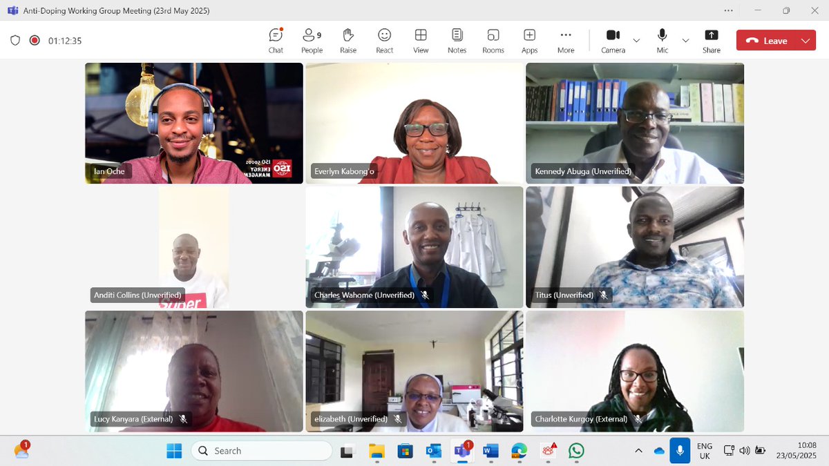 KENASgoke's tweet photo. KENAS held the 5th and final Anti-Doping Working Group meeting, reinforcing its commitment to ensuring excellence in conformity assessment and accreditation standards.

This collaborative session brought together technical experts from leading organizations such as @uonbi, @ADAKKENYA, @AthleticsKENYA,@Kmlttb_official, @cuea_official, @KEMRI_Kenya, @ChemistKenya, @DKLDrKalebiLabs, and @LancetKenya_PLK. Together, we reviewed and refined the draft forensic testing criteria document, making necessary amendments to align with international best practices.

The finalized criteria, once ratified, will strengthen the anti-doping framework and support the accreditation of testing facilities, ensuring fairness and integrity in sports.
#KENAS #AccreditationMatters #AntiDoping
@WalterOngeti @DrJumaMukhwana @GovLeeKinyanjui @MITIKenya @IndustryKE