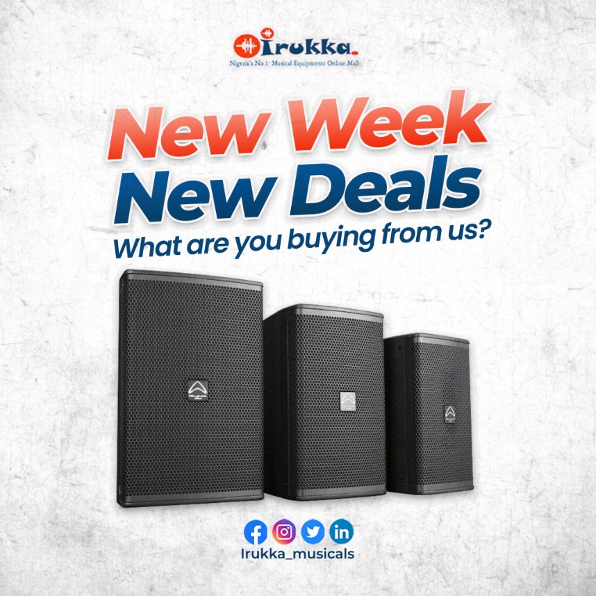 irukka_musicals's tweet image. New Week. New Deals. 🎉

What are you buying from us today? 👇

Let’s get your sound right this week! 🔊🎶

#Neversettleforless #Dontsettleforless #IrukkaMusicals #Irukka #Sound #Monday #SoundEquipment #MondayMotivation