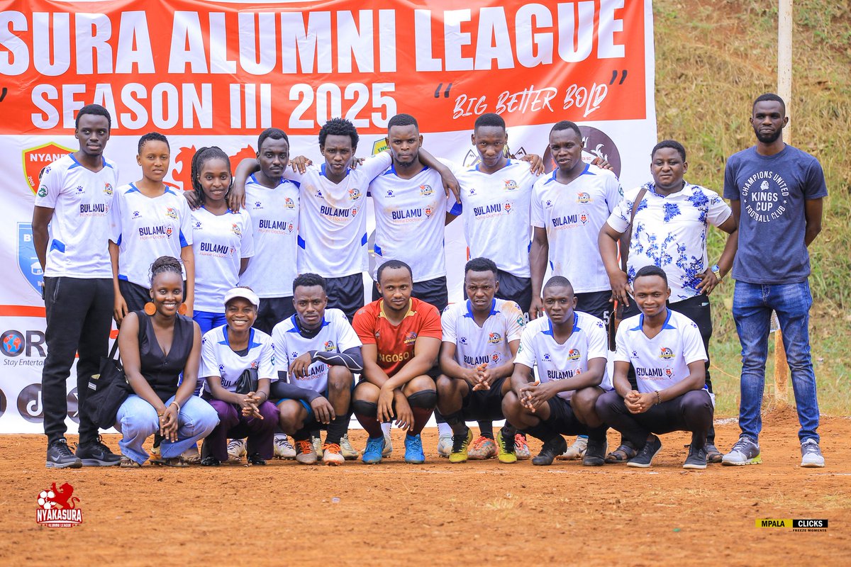ObukamaBwaTooro's tweet photo. 𝑵𝒚𝒂𝒌𝒂𝒔𝒖𝒓𝒂  𝑨𝒍𝒖𝒎𝒏𝒊 𝑳𝒆𝒂𝒈𝒖𝒆
Toro Kingdom recognizes the life changing significance of sports development as a cornerstone for community well-being, youth empowerment, and socio-economic growth. Rukirabasaija Omukama envisions a vibrant Kingdom where sporting activities flourish, uphold discipline, teamwork, and healthy lifestyles among the populace especially young people. This vision aligns seamlessly with initiatives that promote organized sports, nurture talent, and provide platforms for healthy competition.

It is in this spirit that the @NyakasuraLeague stands as a commendable endeavor, embodying the very essence of Rukirabasaija Omukama’s vision. Established in 2022, the Nyakasura Alumni League is an association born from the rich legacy of @NyakasuraSchool, a venerable institution founded in 1926 in @FortPortalCity1, Toro Kingdom.

Membership in this association is exclusively comprised of former students of Nyakasura School.
The primary objective of @NyakasuraLeague is to forge a robust network among the school's alumni, facilitating socialization, knowledge exchange, mutual support, and, notably, engaging in co-curricular activities, particularly football. The league's mission is to leverage sports as a vehicle for socialization, resource mobilization, information sharing, and creating opportunities for fellow alumni. Its vision is to cultivate a stable and interconnected community of Nyakasura School alumni.

The league's structure organizes football clubs based on class cohorts, typically spanning six-year intervals. Since its inception, Nyakasura Alumni League has experienced consistent growth, boasting 14 registered cohorts/clubs, ranging from early 2000s alumni to the most recent. The league has successfully completed two seasons, with the third season currently underway, featuring 11 competing clubs. To date, two match days have been played out of seven scheduled for the season.
Blast Furnace FC (Alumni Class of 2011-2016) were the inaugural season champions, while SC Calwell (Alumni class of 2016-2022) currently holds the title as defending champions. 
The grandeur of the Season 2 Grand Finale in 2024, held at Fort Portal City Booma grounds, was significantly elevated by the presence of notable alumni, including the Chancellor of @Makerere, The Honourable Dr. @ChrispusKiyonga, accompanied by former Headteacher Mr. Frank Manyindo Apuuli, among other distinguished guests.

The clubs participating in the Nyakasura Alumni League Season 3 (2025) are:
@cyberfc2017 
@FcNyanda 
@CalwellSc 
@EnkaitoFc
@EngogoFc
@FcByaaro
@TeamBanyunye
@ManyindoFc
@Blastfurnace01
@Tinapa_SC
@Amaraidisc
@CalwellSc
The highly anticipated Match Day 3 of League Season 3 is scheduled to take place on June 8, 2025, at King Oyo Sports Complex grounds in Bukwali Fort Portal City. 

Toro Kingdom commends Nyakasura Alumni League for its dedication to promoting sports and cultivating a strong community spirit, directly contributing to Rukirabasaija Omukama’s overarching vision for sports development in the Kingdom.
#EmpangoYa30